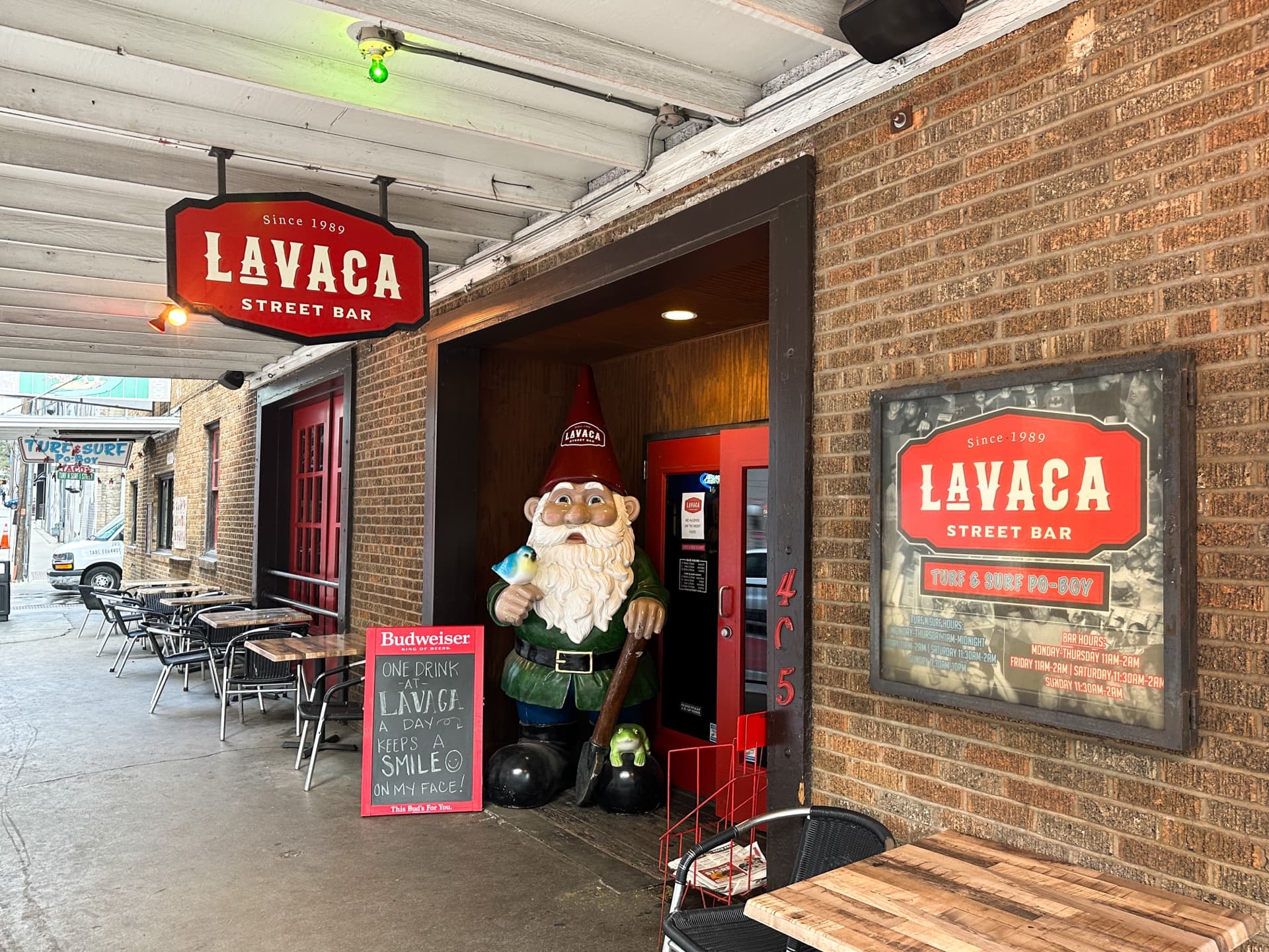 Lavaca Street Bar Austin - popular stop on BYOB party bike route